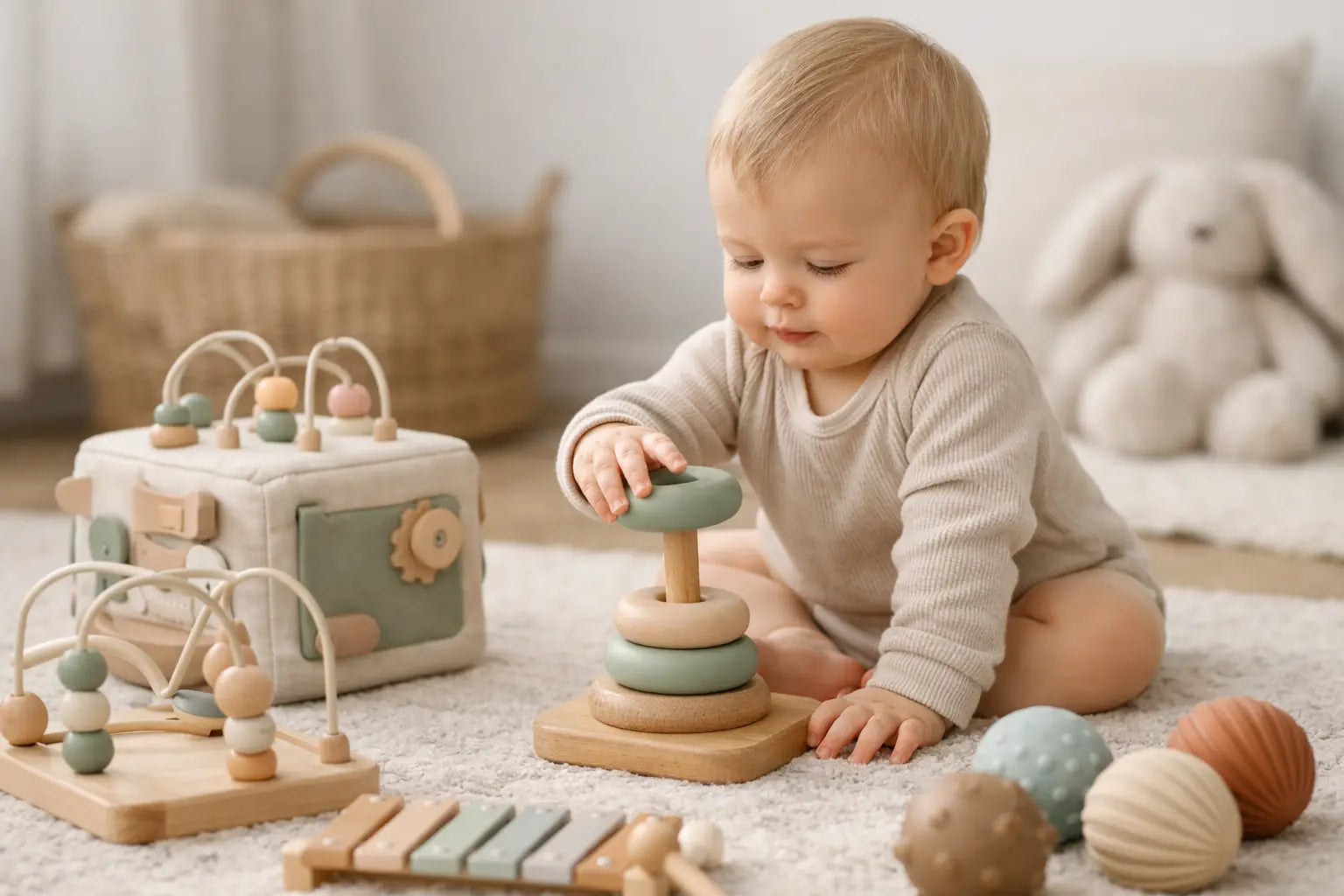 Hvilket legetøj styrker babymotorik bedst?